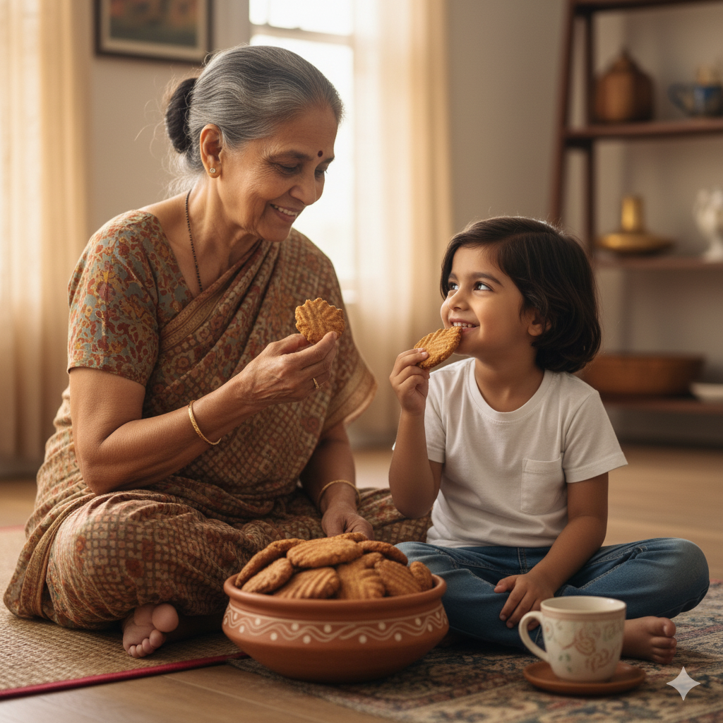 Purvanchal Desi Ghee Gud Thekua