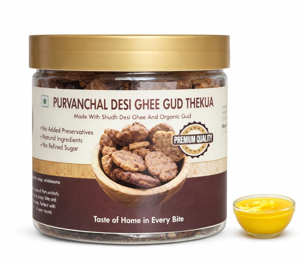 Purvanchal Desi Ghee Gud Thekua